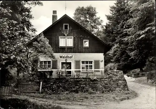 Ak Venusberg Drebach im Erzgebirge, Ausflugsgaststätte Waldhof