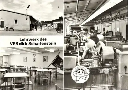 Ak Scharfenstein Drebach, Lehrwerk des VEB dkk Scharfenstein