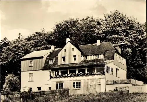 Ak Zöblitz Marienberg im Erzgebirge Sachsen, Schützenhaus