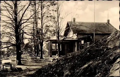 Ak Hainewalde Oberlausitz, Gasthaus Breitebergbaude