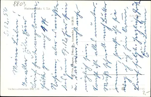 Ak Hainewalde Oberlausitz, Ortsansicht