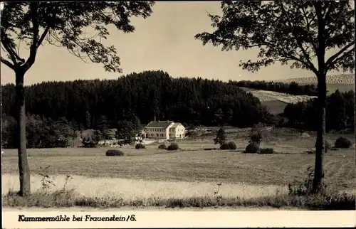 Ak Frauenstein im Erzgebirge, Kummermühle, Wald