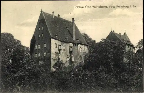 Ak Reinsberg in Sachsen, Schloss Oberreinsberg