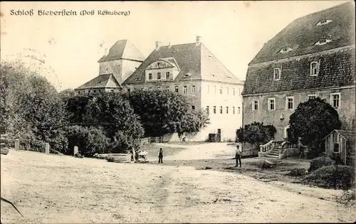 Ak Bieberstein Reinsberg in Sachsen, Schloss