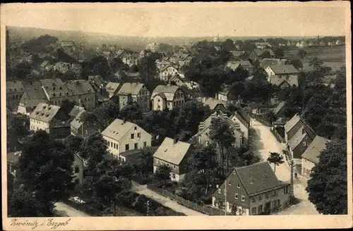 Ak Zwönitz im Erzgebirge Sachsen, Teilansicht
