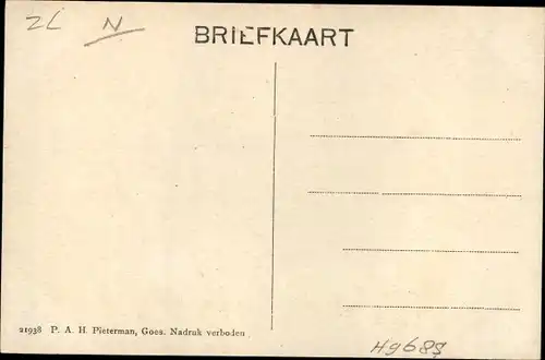 Ak Goes Zeeland Niederlande, Kreukelmarkt