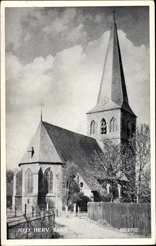 Ak Borne Overijssel Niederlande, Ned. Herv. Kerk