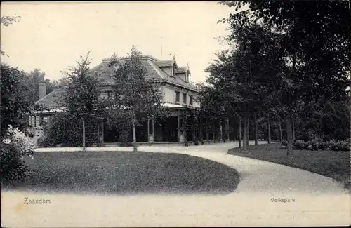 Ak Zaandam Zaanstad Nordholland, Volkspark