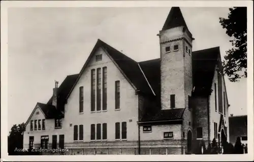 Ak Assen Drenthe Niederlande, Zuidersingelkerk