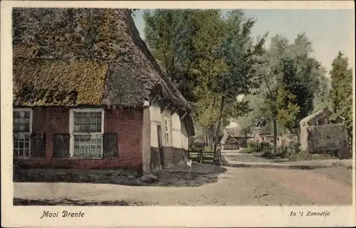 Ak Mooi Drenthe Niederlande, In 't Zonnetje