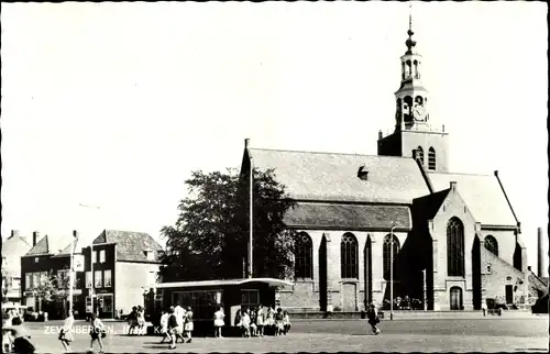 Ak Zevenbergen Nordbrabant, Herv. Kerk