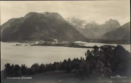 Ak Aandalsnes Norwegen, Blick auf das Romstal