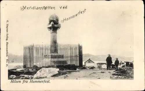 Ak Hammerfest Norwegen, Meridianstøtten