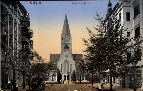 Ak Berlin Neukölln, Genezarethkirche