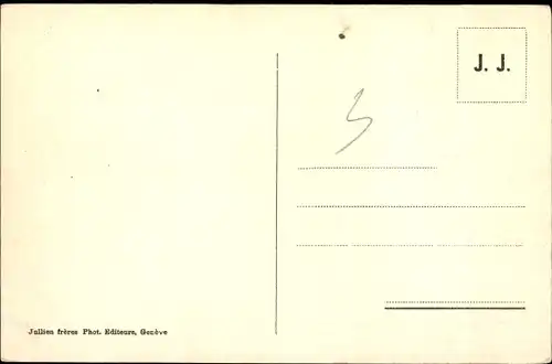 Ak Genève Genf Stadt, Vue générale avec le Mont Blanc