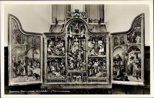 Ak Uppsala Schweden, Domkyrkan, Altar