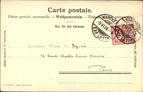 Ak Neuchâtel Kanton Neuenburg, Le Cloitre