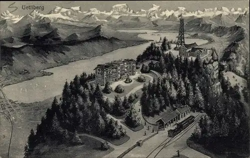 Ak Zürich Stadt Schweiz, Uetliberg