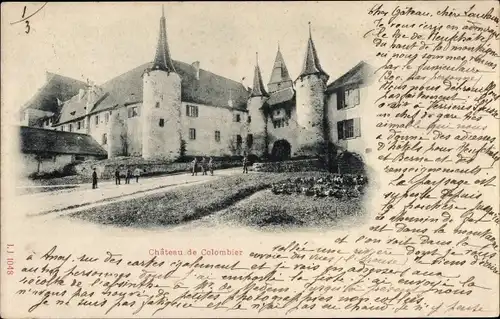 Ak Colombier Kanton Neuenburg, Le Chateau