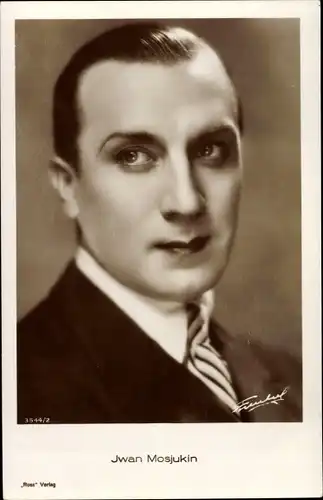 Ak Schauspieler Iwan Mosjukin, Portrait