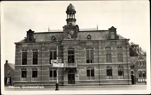 Ak Deurne Antwerpen Flandern, Gemeentehuis