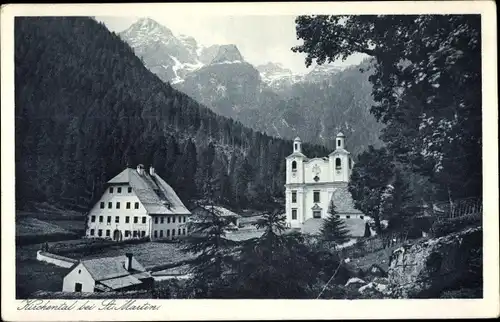 Ak Maria Kirchental bei Sankt Martin bei Lofer Salzburg, Panorama vom Ort