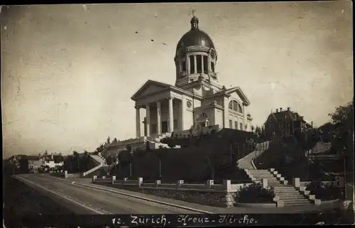 Ak Zürich Stadt Schweiz, Kreuzkirche