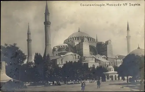 Ak Konstantinopel Istanbul Türkei, Mosquée Ste. Sophie