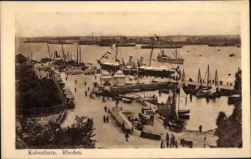 Ak København Kopenhagen Dänemark, Rheden