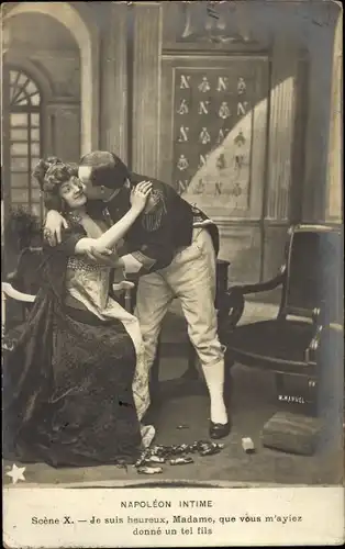Ak Napolen Intime, Scene X, Je suis heureux Madame