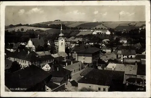 Ak Pelhřimov Pilgram Region Hochland, Panorama