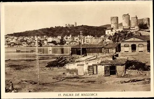 Ak Palma de Mallorca Balearische Inseln, Teilansicht