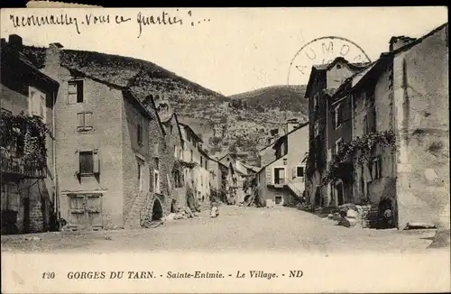 Ak Sainte Enimie Lozère, Gorges du Tarn, Le Village