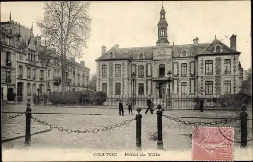 Ak Chatou Yvelines, Hotel de Ville