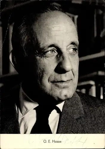 Ak Schauspieler O. E. Hasse, Portrait, Kreuzer Emden, Autogramm