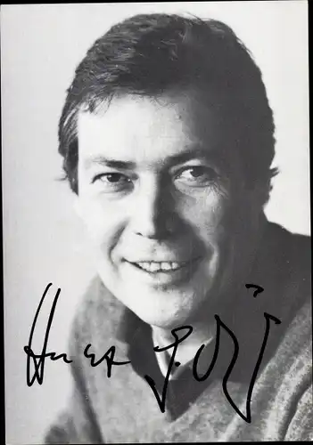 Ak Sportjournalist Helmut G. Müller, Portrait, Autogramm, Süddeutscher Rundfunk