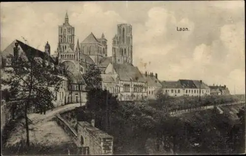Ak Laon Aisne, Kathedrale