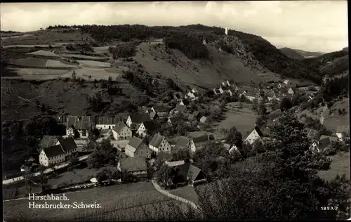 Ak Hirschbach in der Oberpfalz, Hersbrucker Schweiz, Blick auf den Ort