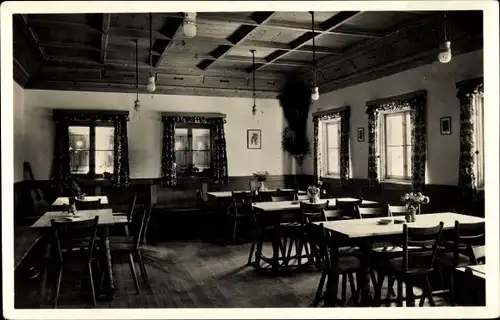 Ak Füssen im Ostallgäu, Allgäuer Stube im Waldrestaurant und Pension, Alatsee