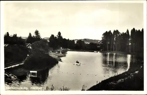 Ak Obergünzburg im Allgäu, Freibad