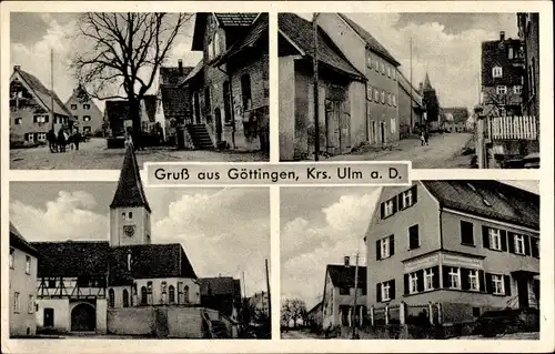 Ak Göttingen Langenau in Württemberg, Stadtansichten