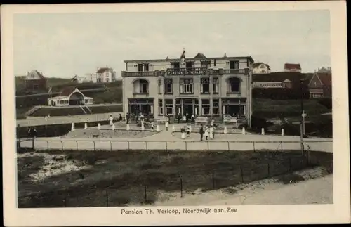 Ak Noordwijk aan Zee Südholland, Pension Th. Verloop