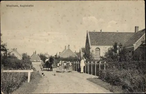 Ak Aagtekerke Zeeland Niederlande, Westhoek