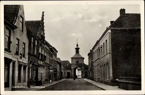 Ak Aardenburg Sluis Zeeland Niederlande, Weststraat