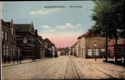 Ak Aardenburg Sluis Zeeland Niederlande, Markstraat