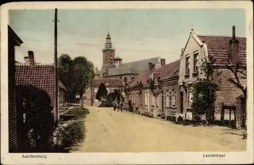 Ak Aardenburg Sluis Zeeland Niederlande, Landstraat
