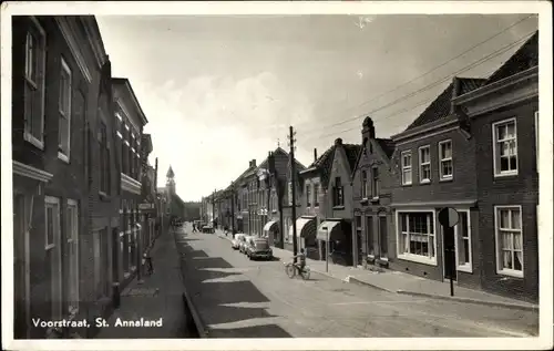 Ak Sint Annaland Zeeland Niederlande, Voorstraat