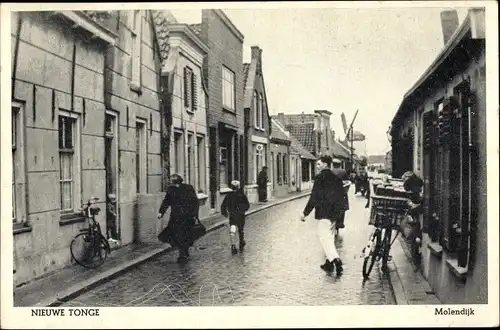 Ak Nieuwe Tonge Südholland, Molendijk