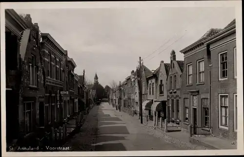 Ak Sint Annaland Zeeland Niederlande, Voorstraat