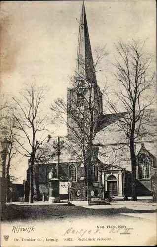 Ak Rijswijk Südholland Niederlande, Ned. Herv. Kerk